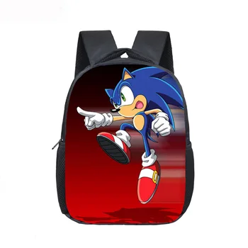 12 cali Sonic Boom Jerzy przedszkole torby szkolne rezerwuj torby dzieci dziecko dziecko torba plecak dziecięcy