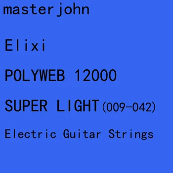 12 zestawów Elix NANOWEB/POLYWEB elektryczne, struny do gitary Антиржавейные proste stalowe struny super lekka środa
