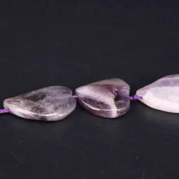 13шт naturalne ametysty płaskie w kształcie serca płyty luźne koraliki,fioletowy kryształ kwarcu plasterek wisiorek naszyjnik bransoletka tworzenia biżuterii