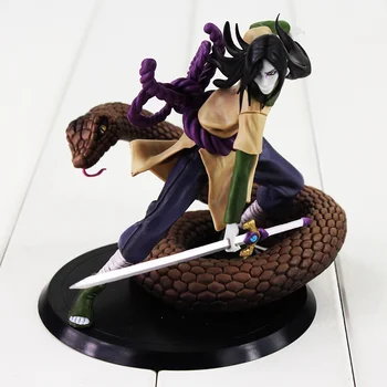14 cm Naruto Шиппуден figurka zabawki Orochimaru wąż z Траворезным mieczem kolekcjonerska model lalki