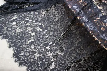 150 cm odzież rzęsy koronki tkaniny DIY sukienka spódnica obrus ozdoba domu kurtyna szal materiał