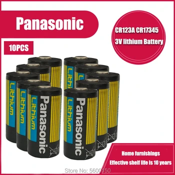 16 szt./lot Panasonic cr123a bateria litowa 3V Arlo Camera Battery CR123A CR17345 DL123A EL123A 123A