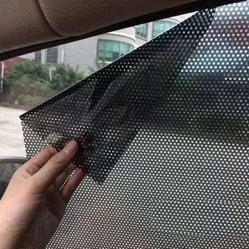 2 szt. samochód statyczne naklejki okienne szkło ochrony przeciwsłonecznej kurtyna izolacja kurtyna samochód osłona przeciwsłoneczna roleta folia samochodowa naklejka bull