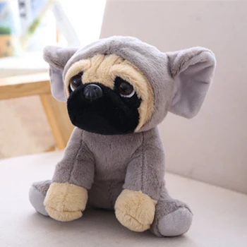 20 cm Mops pluszowe zabawki ładny pluszowy szczeniak pies cosplay dinozaur słoń zwierzę odzież lalka zabawka dla dzieci prezent nagrodę Pazur wypełniacz