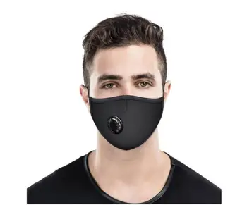 20 szt filtr moda zmywalne i wielokrotnego użytku maski usta maska maski bawełna unisex usta муфель czarny