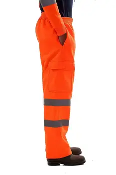 2019 nowa ciepła moda mężczyźni roboty drogowe wysoka widoczność kombinezony casual Kieszonkowy praca dorywczo spodnie spodnie jesień wodoodporne spodnie