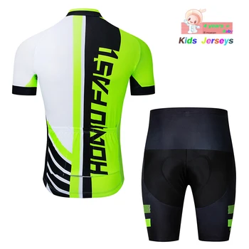 2020 Dla Dzieci Nowy Zielony Jazda Na Rowerze Koszulki Zestaw Rower Górski Odzież Sportowa Sportowa Dziecięca Odzież Rowerowa Mayo Ropa Ciclismo