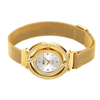 2020 luksusowej marki zegarek damski zegarek ze stali nierdzewnej Bling Diamand bransoletka wodoodporny lojalny elegancki damski zegarek damski