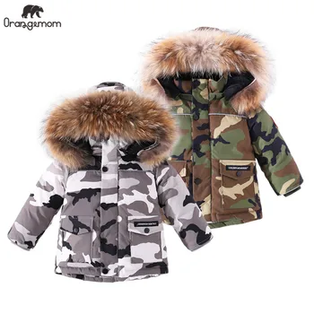 2020 marka płaszcz zimowy dziecięcy kurtka dla chłopców odzież zimowa moro odzież dziecięca wodoodporny dziecko ukształtować śnieżny ubrania