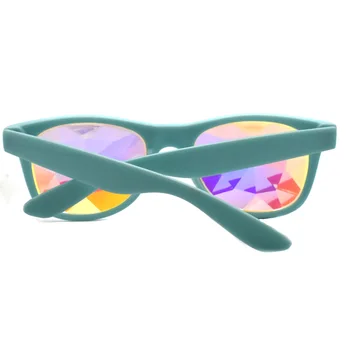 2020 nowe różowy opalizujący kwadratowe калейдоскопические okulary dla mężczyzn i kobiet EDM Light Diffraction futurystyczne okulary Rave Festival