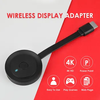 2020 nowy TV-drążek do Airplay dla Netflix Wireless dla Google Chromecast Display Anycast 4K dla systemu Android WiFi Dongle do DVD HDMI