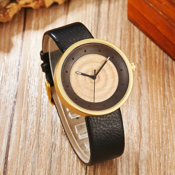 2020 proste bambusowe, drewniane zegarki męskie drewniane zegarek oryginalna para kobiet kwarcowe zegarki reloj de madera Relogio Masculino