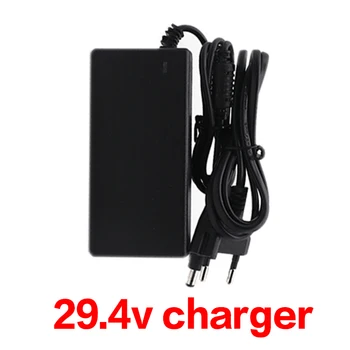 24V Battery 7S3P 29.4 V 16Ah Li-ion Battery Pack with 20A Balanced BMS for Electric Bicycle Scooter Power Wheelchair +2A Charger