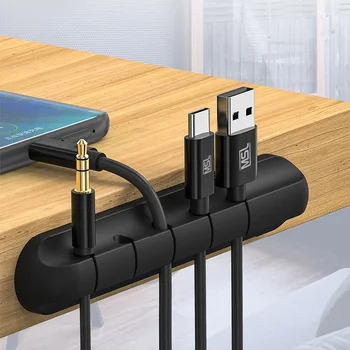 3 szt. - kabel USB do ładowania organizator kabel sterowania klipy uchwyt kabla do ładowania, kabel audio, kabel, słuchawki, mysz