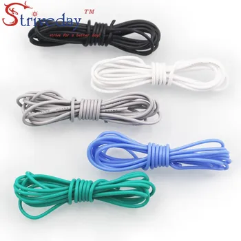 300 m/rolka 984 stóp 30AWG elastyczna guma Silikonowa drut konserwy miedziana linia DIY elektroniczny kabel 10 kolorów do wyboru