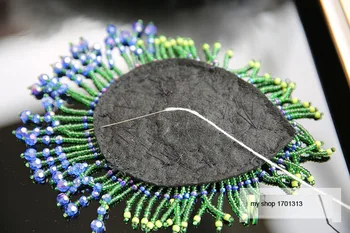 3D ręcznie rhinestone zroszony naszywki na ubrania DIY szyć na epaulette haft aplikacja ozdobne cekiny Parches kwiatowy