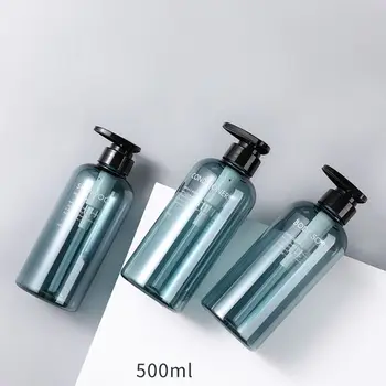 3szt wielokrotnego użytku mydło balsam dozownik 500 ml pompa butelki na mydło w płynie do ciała i szampon, odżywka, żel do mycia tworzyw sztucznych