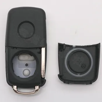 4/5 przycisk pojazdu keyless etui do VW Volkswagen multivan t5 Sharan Caravelle wymiana składane klapki klucz powłoki pusty brelok pokrywa
