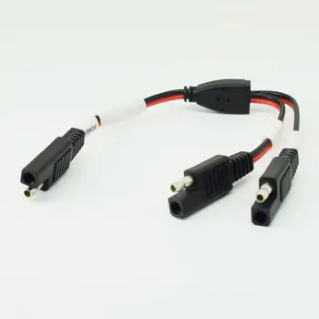 5 szt. 1 do 2 SAE Power Automotive Extension Cable 18AWG 300 mm