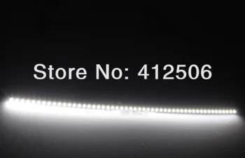 50 cm 4 mm szeroki 51LED 12 v DC ultra slim led dysk bar smugi światła DIY reklamy lightbox lampa oświetlenie do akwarium roślin growlight