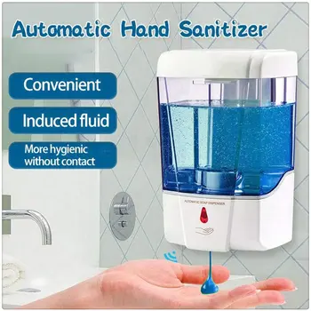 700 ml Automatyczny czujnik elektryczny ścienny Dozownik mydła w płynie łazienka, pranie ręczne żel do mycia pompa