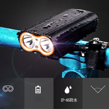 7000Lumen Bike Light uchwyt rowerowej reflektory mocowanie USB Akumulator MTB rower sportowy bezpieczeństwo lampa tylna zespolona