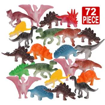 72шт mini dinozaur zabawki dla dzieci symulacja dinozaur rysunek model zabawki, zestawy dla chłopców, dziewcząt, dzieci, prezenty na urodziny Partii pamiątki