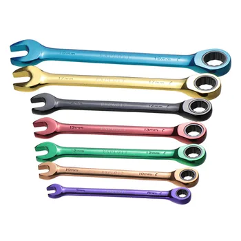 7шт kolor zapadkowy klucz wielofunkcyjny двухцелевой odkryty ruchomy klucz ręczny zestaw narzędzi 8-19 mm