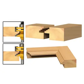 8 mm chwyt drzwi szklane poręcz styl cofania router bit do drewna tnące narzędzia tnące N0HB