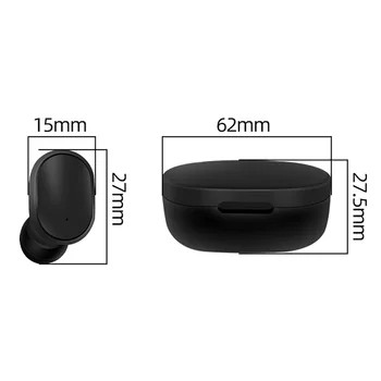 A6X TWS Mini Wireless Bluetooth 5.0 stereo sportowe słuchawki z ładowania skrzynią