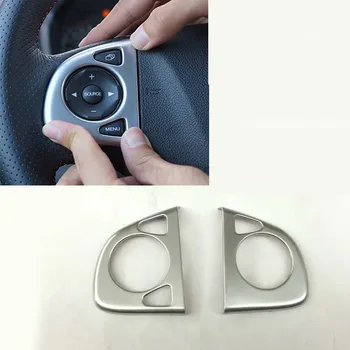 ABS chromowany pokrywa przyciski w kierownicy wykończenie nadaje się do Honda CRV CR-V 2012 2013 2016