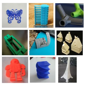 ABS wątek drukarka 3D wątek 1.75 mm 1 kg materiały drukowane drukowanie 3D plastik ABS Filamento srebrny kolor do drukarki 3D