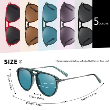 AOFLY marka projekt pilot okulary polaryzacyjne Kobiety mężczyźni mody octan gradient soczewki jazdy okulary męskie UV400