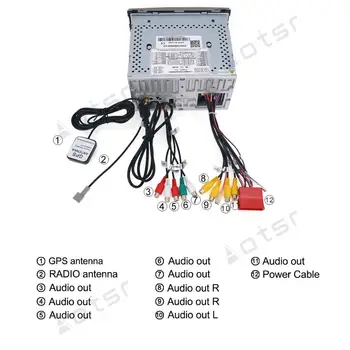 AOTSR 2 Din Android 10 radio samochodowe do Hyundai I20 2008-2013 Centralny odtwarzacz multimedialny nawigacja GPS 2Din DSP stereo Radio