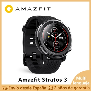 Amazfit Stratos 3 Smartwatch (Bluetooth Smart Watch GPS Sport Android IOS MI Watch dla smartfona) [wersja globalna]