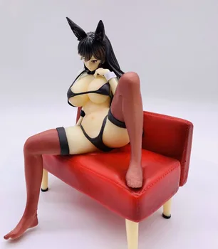Atago Blue sea Shipping Route sofa siedzi sexy stwarzają zabawki garażowe zestaw lalka ozdoby dorosła model 22 cm PVC anime figurka