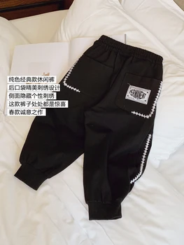 BB Boys ' Pants 2021 New Spring and Autumn Medium and Big s spodnie z dzianiny koreański styl piękne bluzki wiosenna odzież