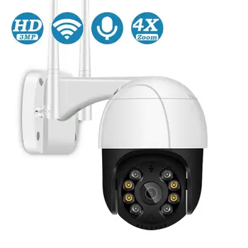 BESDER 3MP HD Mini WiFi kamera IP Ai wykrywanie ludzkiej formy wodoodporna kamera IP dwukierunkowe audio w PODCZERWIENI-widzenie w nocy, CCTV nadzoru