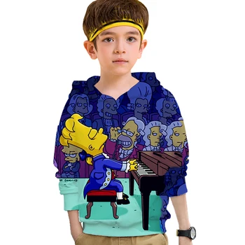 Bart Simpson bluzy dla dziewczyn, nastolatków moda casual 3D długie bluzy kurtka nowość jakości meble jesień sweter topy
