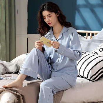 Bawełna Jesień Zima macierzyństwo karmienie piersią piżamy stroje karmienie piersią bielizna nocna odzież dla kobiet w ciąży ciąża Sleep Lounge