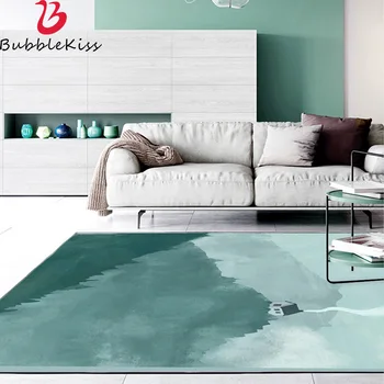 Bubble Kiss 2020 Nowa moda streszczenie dywany skandynawski styl dywany do salonu jasno zielony leśny wzór przeciw zmarszczkom dywan