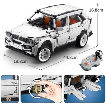 Cada 2208PCS City Remote Control SUV Off Road Vehicle Building Block Technic RC/non-RC Racing Car Bricks Toys for Boys Gifts