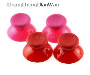ChengChengDianWan 3D Rocker joystick plastikowa osłona Shell Grzyby Pokrywa dla xbox360 przewodowy lub bezprzewodowy kontroler 100 szt./lot