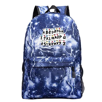 Chłopcy dziewczęta nowy Mochila do szkoły dziwne rzeczy Szkolna książka plecak wentylatory torby podróżne, torby na laptopa plecak łańcucha