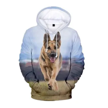 Codzienne 3D Męskie bluzy Dog Wzór luźna bluza casual miękkie swetry z kapturem, bluza z długim rękawem dla mężczyzn kobiet bluza