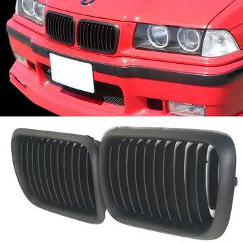 Czarna nerka przednie kratki grill nadaje się do BMW E36 3 series M3 318i 323i 328i 1997-1999