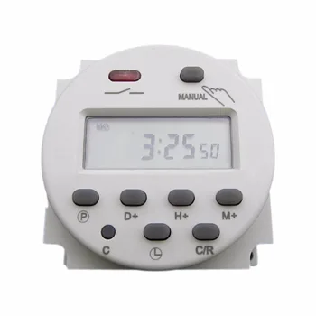 DC12V/DC24V/AC110V/AC220V CN101A Mini Digital LCD Power Weekly Programmable Electronic Timer Relay Switch