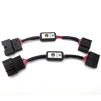 DHBH-2Pcs DynamicTurn Signal Indicator LED lampa tylna zespolona moduł dodatkowy kabel przewód do BMW X5 F15 X5M F85 2012-2018 lampa tylna zespolona