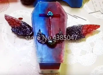 DIY szuflada do przechowywania UV żywicy biżuteria narzędzia suszonych kwiatów formy ręcznie wisiorek biżuteria narzędzia