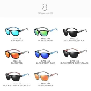 DUBERY spolaryzowane okulary dla mężczyzn kobiet nowa moda kwadratowe vintage okulary Sportowe jazdy retro lustro luksusowej marki UV400